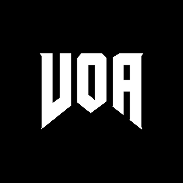 Le logo de VOA est une combinaison de couleurs en noir et blanc, le logo VOA est un vecteur VOA, l'icône VOA est l'alphabet VOA est la typographie.
