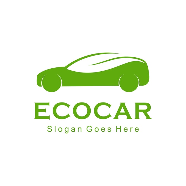 Logo De Voiture énergétique Vecteur Respectueux De L'environnement