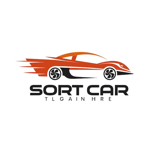 Vecteur le logo de la voiture de sport