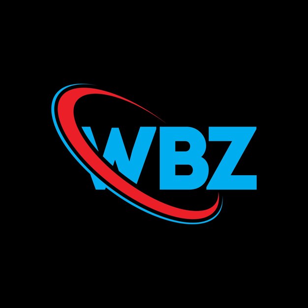 Vecteur logo wbz lettre wbz design de logo initiale wbz logo lié à un cercle et à une majuscule logo monogramme wbz typographie pour les entreprises technologiques et la marque immobilière