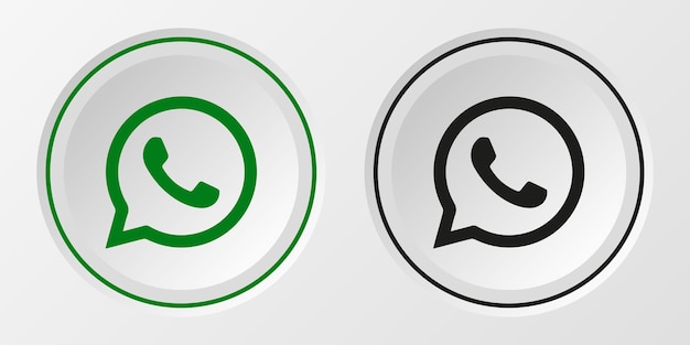 Vecteur le logo de whatsapp