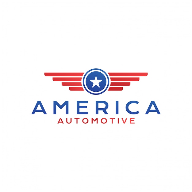 Logo Wings Et Star Automotive America