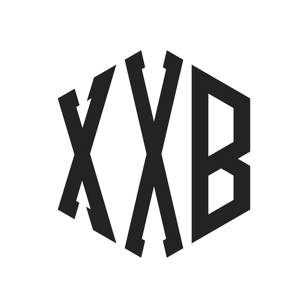 Le logo XXB est conçu avec les initiales de la lettre XXB et le monogramme en forme d'hexagone.