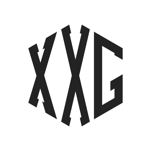 Le logo XXG est conçu avec les initiales de la lettre XXG et le monogramme en forme d'hexagone.