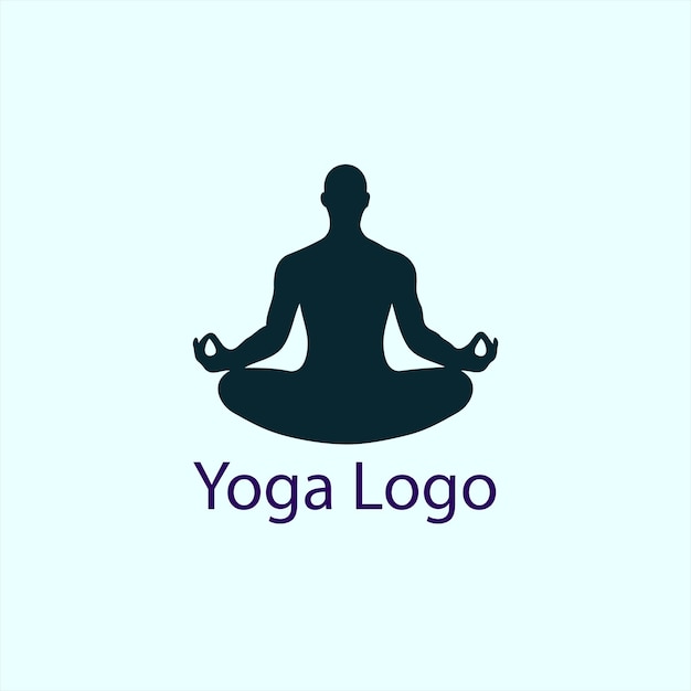 Un Logo De Yoga Avec Un Arbre Et Une Personne Faisant Du Yoga