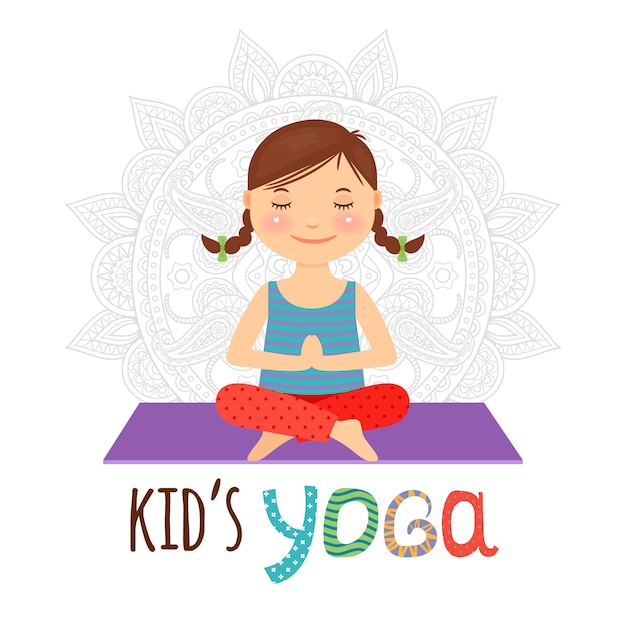 Logo De Yoga Pour Enfants