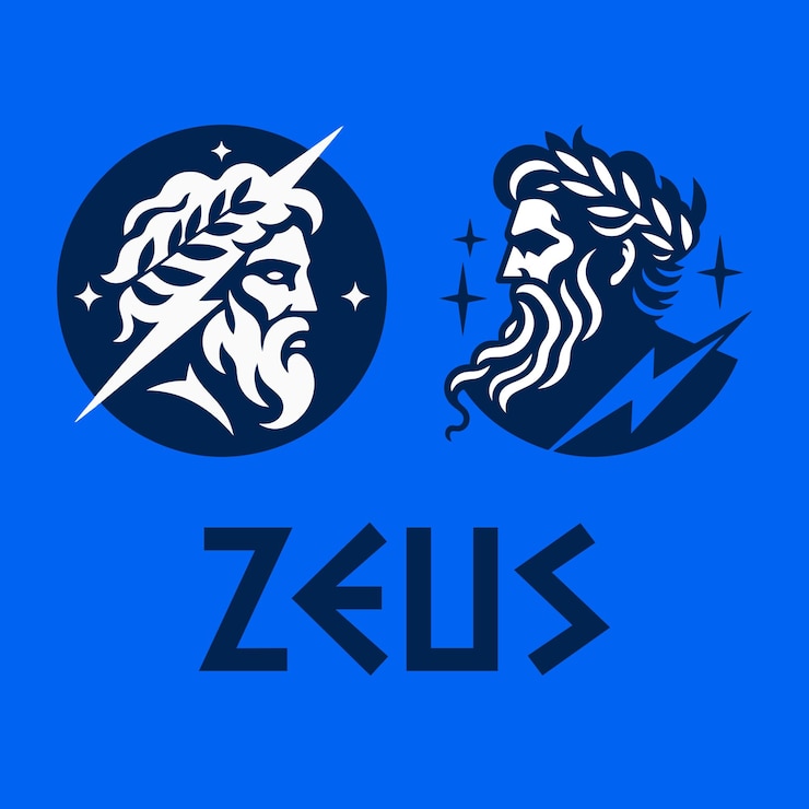 Vecteur le logo de zeus
