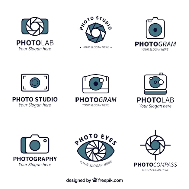 Logos de caméra modernes