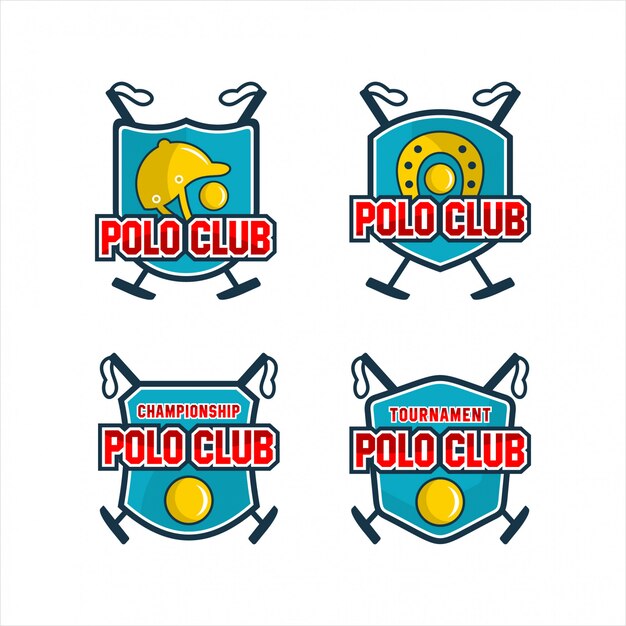 Logos De Conception Du Championnat De Polo Club