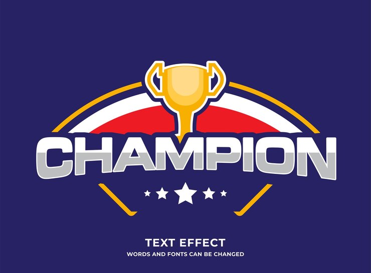 Vecteur logos pour championnats tournois compétitions ligues logos sportifs