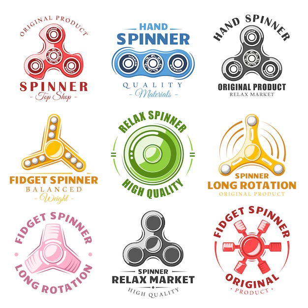 Logos de spinner à main