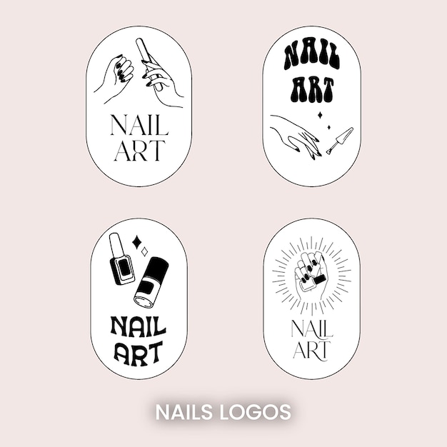 Logos De Uñas Minimalistes