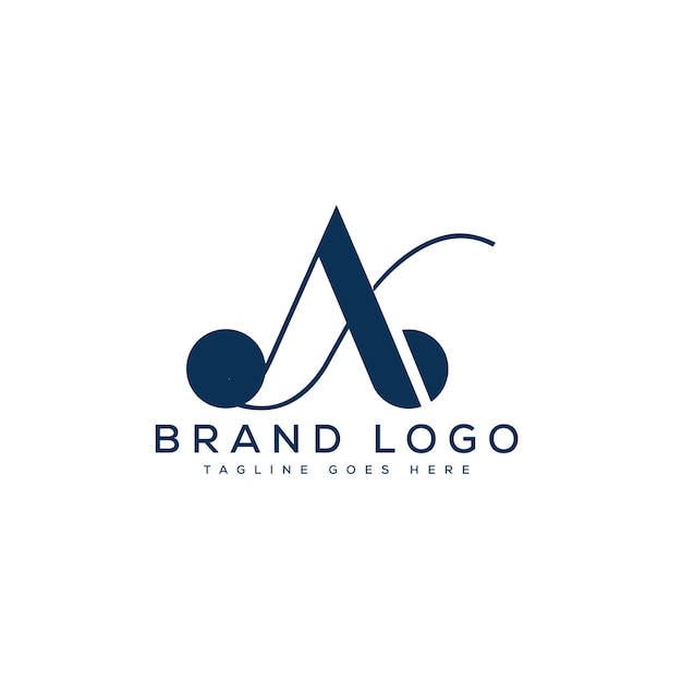 Logos vectoriels créatifs avec la lettre AK