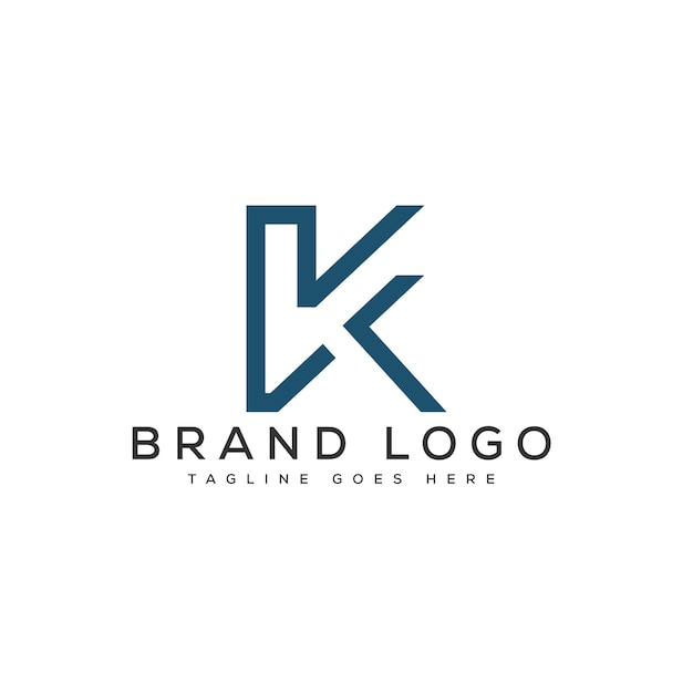Logos vectoriels créatifs avec la lettre FK