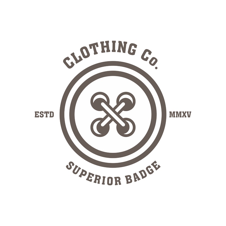 Vecteur logotype de bouton
