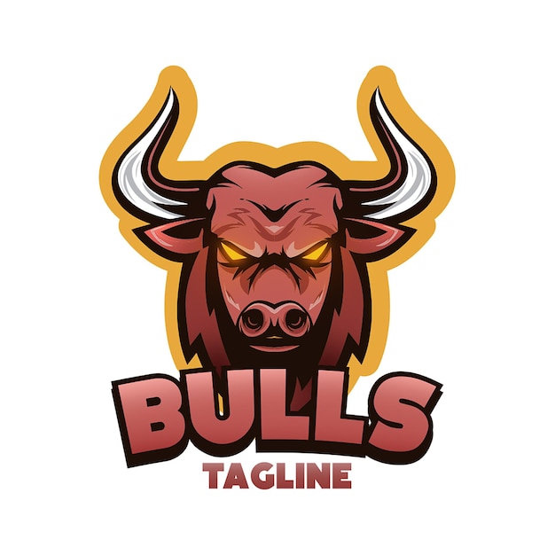 Logotype Bulls Pour Les équipes Ou Les Vêtements