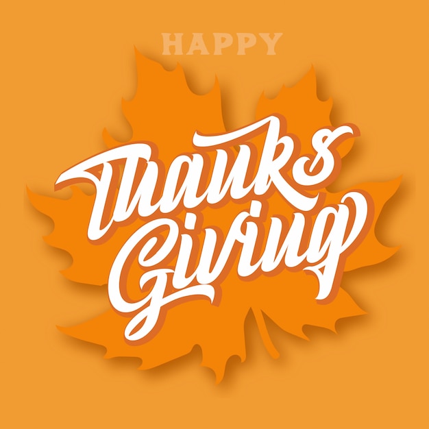 Logotype Happy Thanksgiving