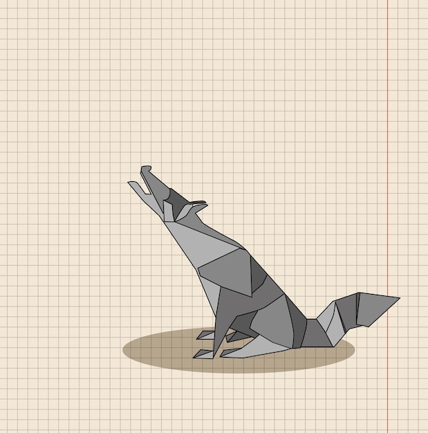 Loup Origami