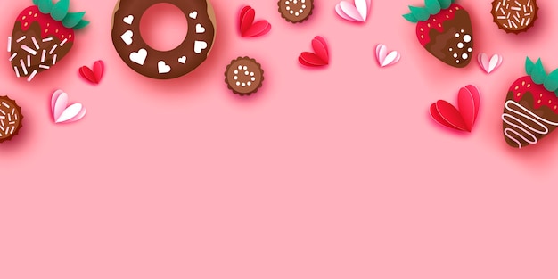 Love Strawberry and Chocolate, Donut.