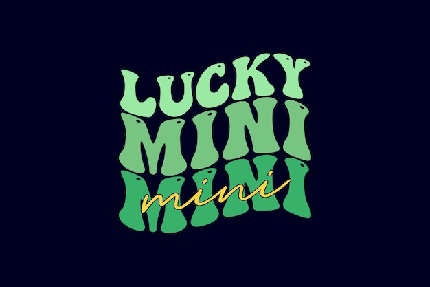 Lucky mini t-shirt rétro 2023