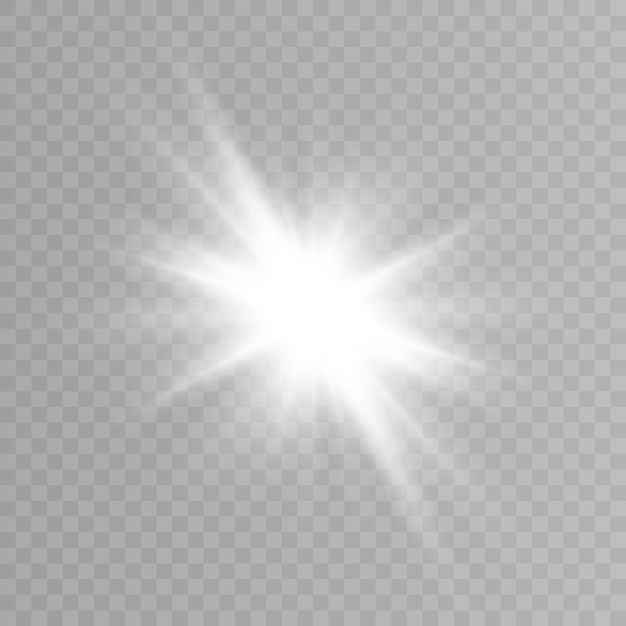 Lueur Translucide Abstraite De L'éblouissement Du Soleil Avec Effet De Lumière Spécialflou Vectoriel Dans Les Reflets De La Lueur De Mouvement