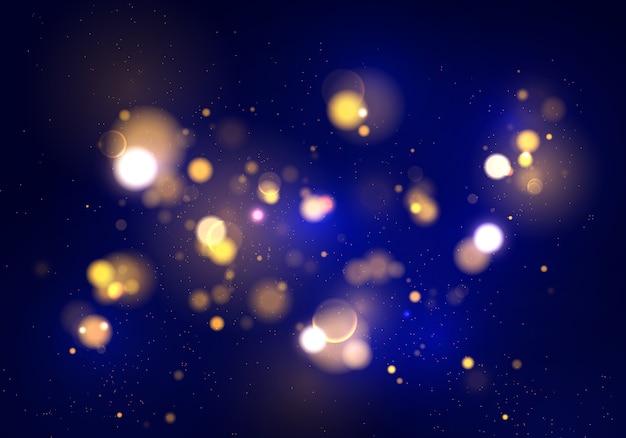 Lumière bokeh floue