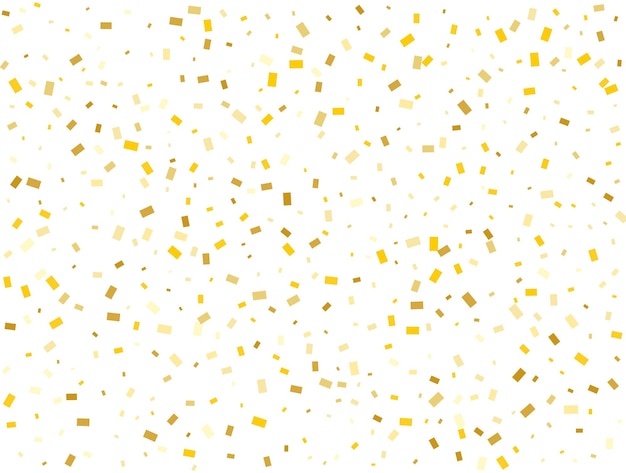 Vecteur lumière magique rectangles d'or célébration de confettis chute d'or décoration abstraite pour une fête de nuit illustration vectorielle