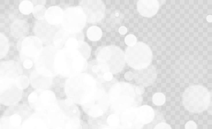 Vecteur lumière de poussière png blanche bokeh lumière fond d'effet de lumières