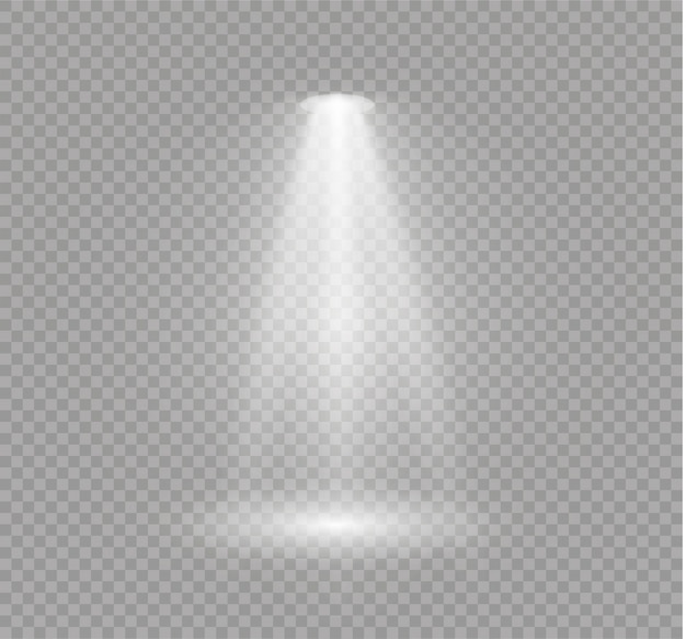 La lumière des projecteurs brille sur la scène.