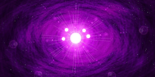 Lumières violettes Espace Vector Abstract Background