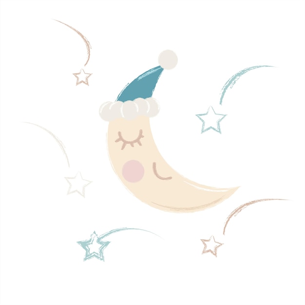 La lune et les étoiles