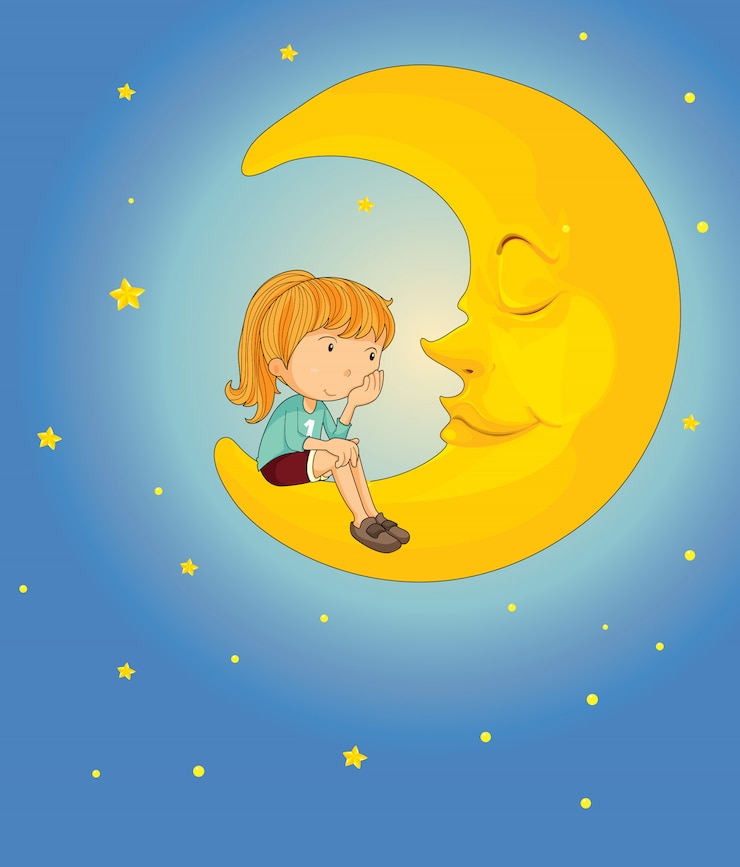 Vecteur sur la lune