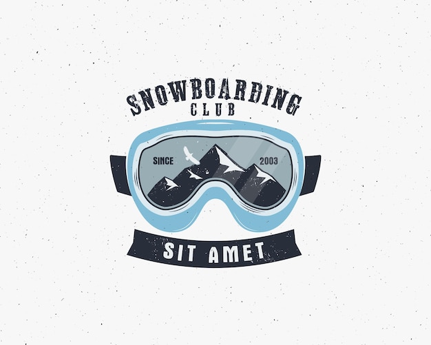 Lunettes De Snowboard Extreme Logo