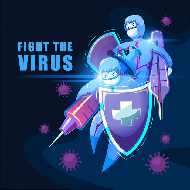 Lutte contre le virus