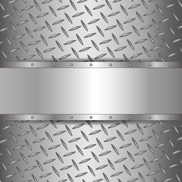 Luxe De Conception De Fond Métallique Gris Abstrait. Illustration Vectorielle