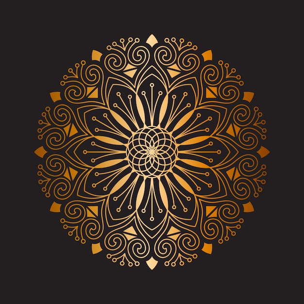 Vecteur luxury_mandala_background