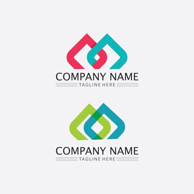 M Letter Logo Template