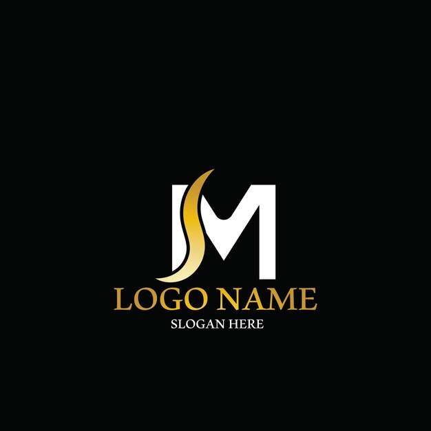 M Letter Logo Template