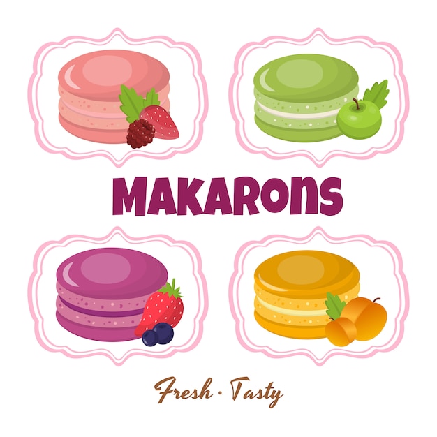 Macarons et Ingrédients