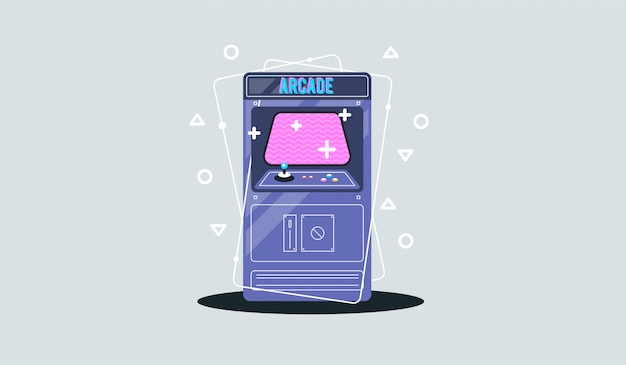 Machine De Jeu D'arcade Rétro.