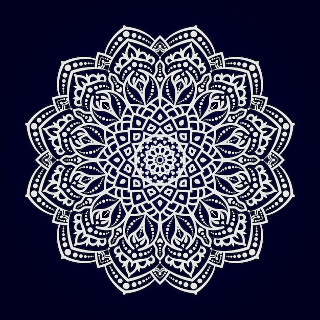 Magnifique design floral mandala