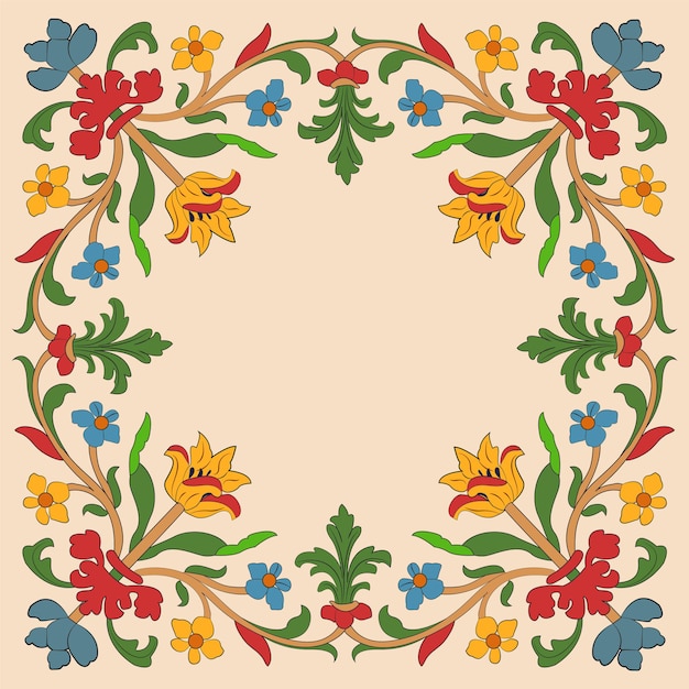 Vecteur un magnifique motif floral sans couture composé pour l'impression numérique