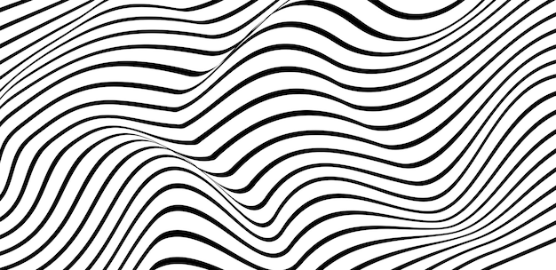 Vecteur maille 3d ondulée abstraite sur fond blanc illustration vectorielle filaire de technologie 3d à ondes dynamiques géométriques
