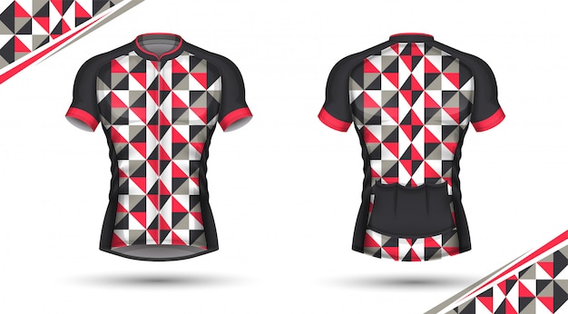 Maillot De Cyclisme, Devant Et Dos