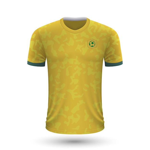 Maillot de football réaliste de l'Australie