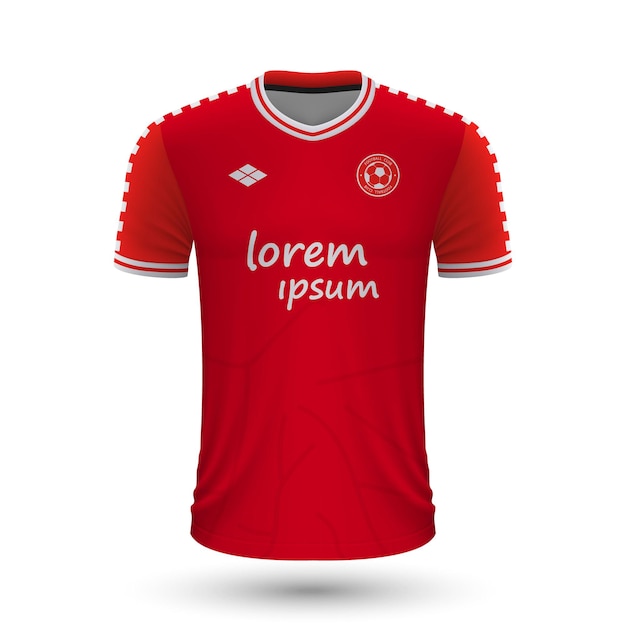 Maillot de football réaliste Twente 2022, modèle de maillot pour le football