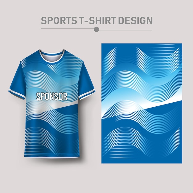 Vecteur le maillot de sport et le fond