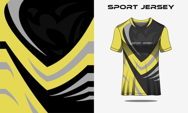 Maillot uniforme jaune et gris