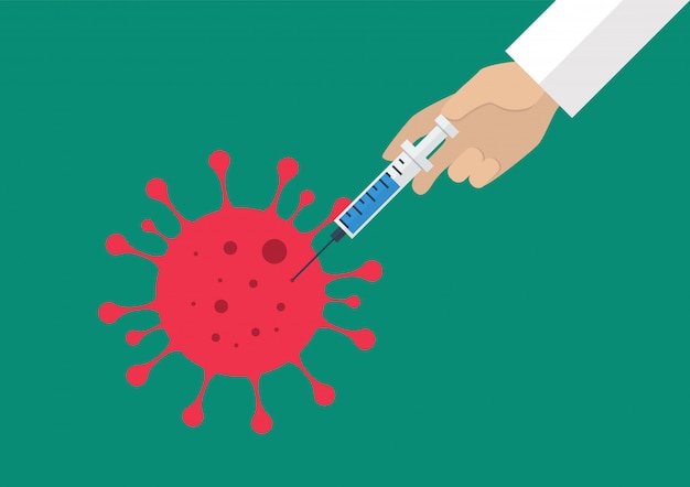 Main Injecter Le Vaccin Dans La Cellule Virale