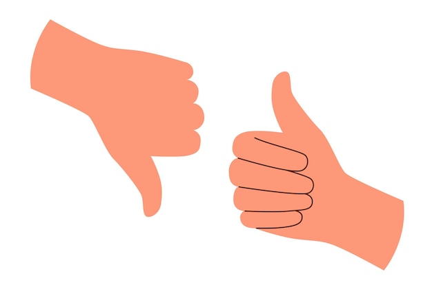 Les mains aiment et n'aiment pas